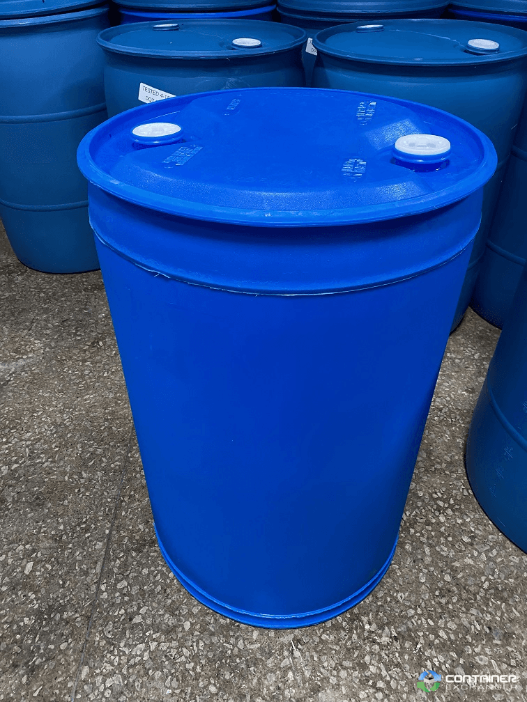 Drums For Sale: Reconditioned 55 Gallon Blue Plastic Drums Closed Top Non Food Grade (UN Rated) In Tennessee - image 2 Drums For Sale: Reconditioned 55 Gallon Blue Plastic Drums Closed Top Non Food Grade (UN Rated) In Tennessee - image 2