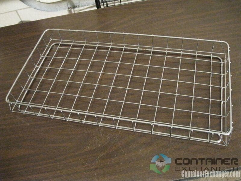 Stacking Totes For Sale: Used Chrome Wire Bins 26x13x3, Lightly Used, Excellent Condition In Ohio - image 3 Stacking Totes For Sale: Used Chrome Wire Bins 26x13x3, Lightly Used, Excellent Condition In Ohio - image 3