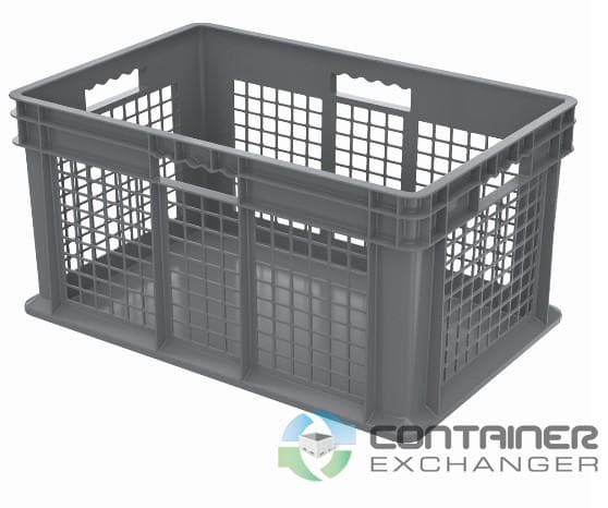 Stacking Totes For Sale: New 24x16x12 Stacking Totes Mesh Sides & Solid Bottom In Ohio - image  2 Stacking Totes For Sale: New 24x16x12 Stacking Totes Mesh Sides & Solid Bottom In Ohio - image  2