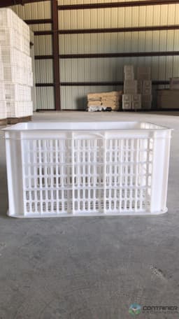 Stacking Totes For Sale: New 21”x14.5”x11” Plastic Stacking Tote In Florida - image 1 Stacking Totes For Sale: New 21”x14.5”x11” Plastic Stacking Tote In Florida - image 1