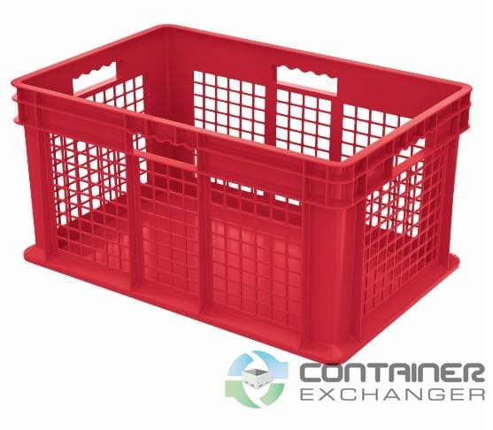 Stacking Totes For Sale: New 24x16x12 Stacking Totes Mesh Sides & Solid Bottom In Ohio - image  1 Stacking Totes For Sale: New 24x16x12 Stacking Totes Mesh Sides & Solid Bottom In Ohio - image  1