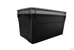 Stack & Nest Totes For Sale: New 25x15x11 75 Litres totes ON In Ontario - image  3 Stack & Nest Totes For Sale: New 25x15x11 75 Litres totes ON In Ontario - image  3