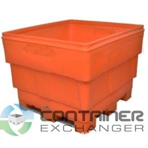 Pallet Containers For Sale: New 48x44x45 Rotatable Bulk Containers FDA Approved In Indiana - image 1
