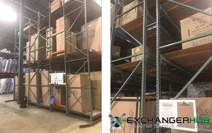 Pallet Racks For Sale: Used 46" x 21' tall Pallet Rack System with 141" Beams In New Jersey - image 2 Pallet Racks For Sale: Used 46" x 21' tall Pallet Rack System with 141" Beams In New Jersey - image 2
