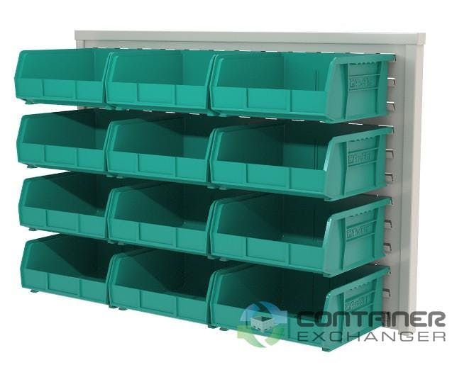 Organizer Bins For Sale: New 11x11x5 Akrobin Hopper Front Stackable Storage Bins w. Optional Shelving In Ohio - image 3