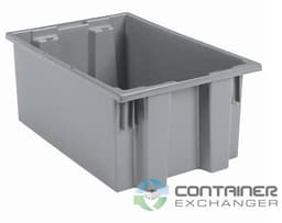 Stack & Nest Totes For Sale: New 19.5x15.5x10 180 Degree Stack & Nest Totes In Ohio - image 1 Stack & Nest Totes For Sale: New 19.5x15.5x10 180 Degree Stack & Nest Totes In Ohio - image 1