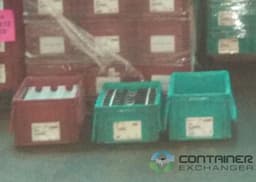 Stacking Totes For Sale: Used 24x15x12 Stacking Totes- Attached Lids In Ohio - image 1 Stacking Totes For Sale: Used 24x15x12 Stacking Totes- Attached Lids In Ohio - image 1