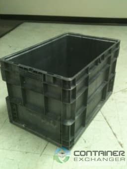 Stacking Totes For Sale: Used 24x15x14 Plastic Straight Wall Totes In Ontario - image  1 Stacking Totes For Sale: Used 24x15x14 Plastic Straight Wall Totes In Ontario - image  1