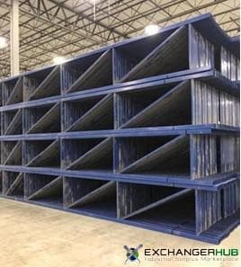 Uprights For Sale: Used 36" x 25' with 3" x 3" column Uprights, TEARDROP In New Jersey - image  1 Uprights For Sale: Used 36" x 25' with 3" x 3" column Uprights, TEARDROP In New Jersey - image  1