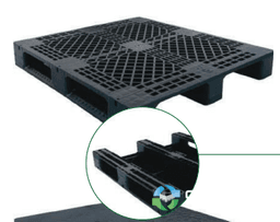 Plastic Pallets For Sale: New 47.2x39.7x5.9 3  Runner Open Deck Plastic Pallets In Florida - image  1 Plastic Pallets For Sale: New 47.2x39.7x5.9 3  Runner Open Deck Plastic Pallets In Florida - image  1