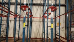 Drive-In Racks For Sale: 3 Deep drive in, floor + 2/3 levels, 130 Bays, 1,200 pallet positions, 26' uprights In null - image 1 Drive-In Racks For Sale: 3 Deep drive in, floor + 2/3 levels, 130 Bays, 1,200 pallet positions, 26' uprights In null - image 1