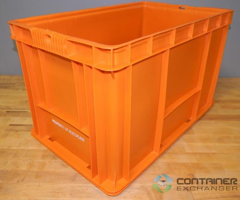 Stacking Totes For Sale: Used 24x15x14 Stacking Totes Mixed Colors In Indiana - image  1 Stacking Totes For Sale: Used 24x15x14 Stacking Totes Mixed Colors In Indiana - image  1