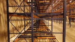 Push-Back Racks For Sale: 2 deep push back, 2 to 6 levels, 96" wide bays, 26' high uprights, 12,000 pallet positions In null - image  3 Push-Back Racks For Sale: 2 deep push back, 2 to 6 levels, 96" wide bays, 26' high uprights, 12,000 pallet positions In null - image  3