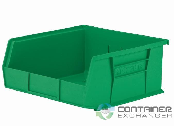Organizer Bins For Sale: New 11x11x5 Akrobin Hopper Front Stackable Storage Bins w. Optional Shelving In Ohio - image  1 Organizer Bins For Sale: New 11x11x5 Akrobin Hopper Front Stackable Storage Bins w. Optional Shelving In Ohio - image  1