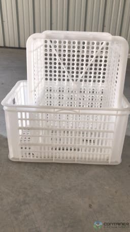 Stacking Totes For Sale: New 21”x14.5”x11” Plastic Stacking Tote In Florida - image 3 Stacking Totes For Sale: New 21”x14.5”x11” Plastic Stacking Tote In Florida - image 3