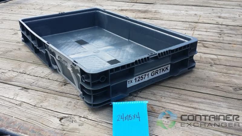 Stacking Totes For Sale: Used 24x15x4 Stacking Totes In Texas - image 1 Stacking Totes For Sale: Used 24x15x4 Stacking Totes In Texas - image 1