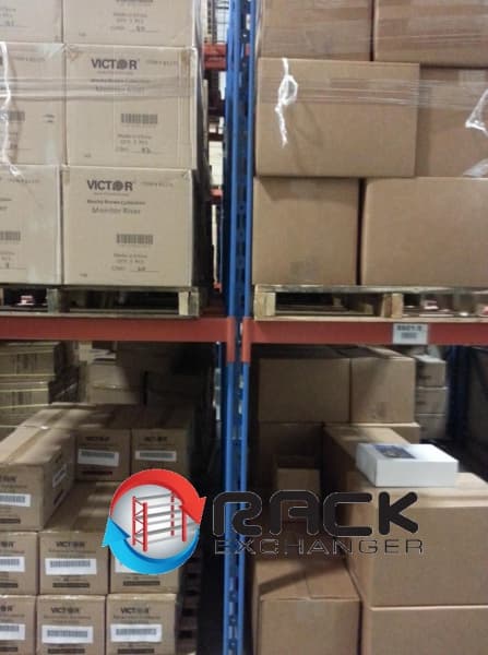 Pallet Racks For Sale: 135 Uprights 42" x 12', 516 Beams 96" x 3.5" In Illinois - image 1 Pallet Racks For Sale: 135 Uprights 42" x 12', 516 Beams 96" x 3.5" In Illinois - image 1