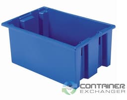 Stack & Nest Totes For Sale: New 19.5x13.5x8 180 Degree Stack and Nest Tote In Ohio - image 1 Stack & Nest Totes For Sale: New 19.5x13.5x8 180 Degree Stack and Nest Tote In Ohio - image 1