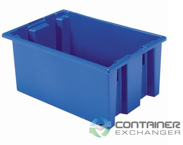 Stack & Nest Totes For Sale: New 19.5x13.5x8 180 Degree Stack and Nest Tote In Ohio - image 1 Stack & Nest Totes For Sale: New 19.5x13.5x8 180 Degree Stack and Nest Tote In Ohio - image 1