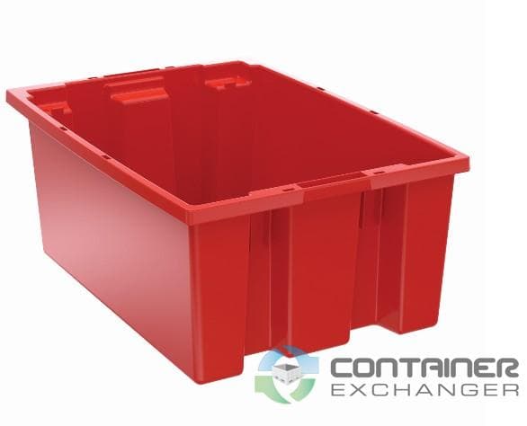 Stack & Nest Totes For Sale: New 19.5x13.5x8 180 Degree Stack and Nest Tote In Ohio - image 2 Stack & Nest Totes For Sale: New 19.5x13.5x8 180 Degree Stack and Nest Tote In Ohio - image 2