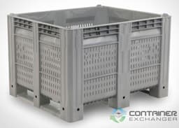 Pallet Containers For Sale: New 48x40x31 MacX Ace Vented Plastic Bulk Boxes - Integrated Runners In Michigan - image  1 Pallet Containers For Sale: New 48x40x31 MacX Ace Vented Plastic Bulk Boxes - Integrated Runners In Michigan - image  1