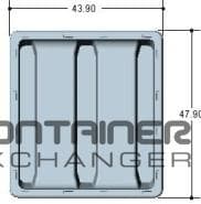 Pallet Containers For Sale: New 47x43x36 Reusable Bulk Shipping Containers In Indiana - image  3 Pallet Containers For Sale: New 47x43x36 Reusable Bulk Shipping Containers In Indiana - image  3