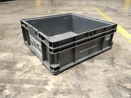 Stacking Totes For Sale: Used 24x22x8 Gray Stacking Totes In Mississippi - image 1 Stacking Totes For Sale: Used 24x22x8 Gray Stacking Totes In Mississippi - image 1