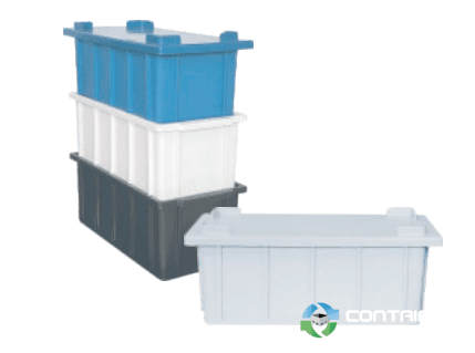 Stacking Totes For Sale: New 12.5x6.4x6.1 Stackable Totes In Florida - image 1 Stacking Totes For Sale: New 12.5x6.4x6.1 Stackable Totes In Florida - image 1