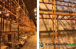 Pallet Racks For Sale: Used Pallet Racks - Lock Rack - Down and Ready for Sale - 100 pcs, 42" deep x 21' Uprights + 400 Beams, C4 x 93" with bed supports In New Jersey - image 1 Pallet Racks For Sale: Used Pallet Racks - Lock Rack - Down and Ready for Sale - 100 pcs, 42" deep x 21' Uprights + 400 Beams, C4 x 93" with bed supports In New Jersey - image 1