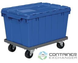 Stack & Nest Totes For Sale: NEW 21.5x15x12.5 Stack & Nest Totes- Attached Lid In Ohio - image 3 Stack & Nest Totes For Sale: NEW 21.5x15x12.5 Stack & Nest Totes- Attached Lid In Ohio - image 3