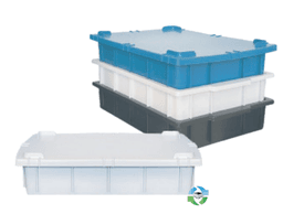 Stacking Totes For Sale: New 16.7x11.8x2.9 Stackable Totes In Florida - image 1 Stacking Totes For Sale: New 16.7x11.8x2.9 Stackable Totes In Florida - image 1