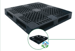 Plastic Pallets For Sale: New 47.2x39.7x5.9 6 Runner Open Deck Smart  Plastic Pallets In Florida - image  1 Plastic Pallets For Sale: New 47.2x39.7x5.9 6 Runner Open Deck Smart  Plastic Pallets In Florida - image  1