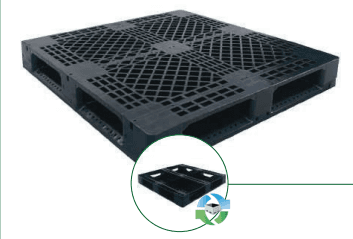 Plastic Pallets For Sale: New 47.2x39.7x5.9 6 Runner Open Deck Smart  Plastic Pallets In Florida - image  1 Plastic Pallets For Sale: New 47.2x39.7x5.9 6 Runner Open Deck Smart  Plastic Pallets In Florida - image  1