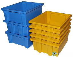 Stack & Nest Totes For Sale: NEW 15.25x12.25x6 HIGH STACK AND NEST TOTES In Ontario - image  1 Stack & Nest Totes For Sale: NEW 15.25x12.25x6 HIGH STACK AND NEST TOTES In Ontario - image  1