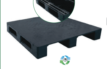 Plastic Pallets For Sale: New 47.2x39.7x5.9 3 Runner Closed Deck Plastic Pallets In Florida - image 1 Plastic Pallets For Sale: New 47.2x39.7x5.9 3 Runner Closed Deck Plastic Pallets In Florida - image 1