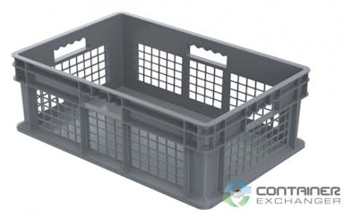Stacking Totes For Sale: New 24x16x8 Stacking Totes- Mesh Sides & Solid Bottom In Ohio - image 1