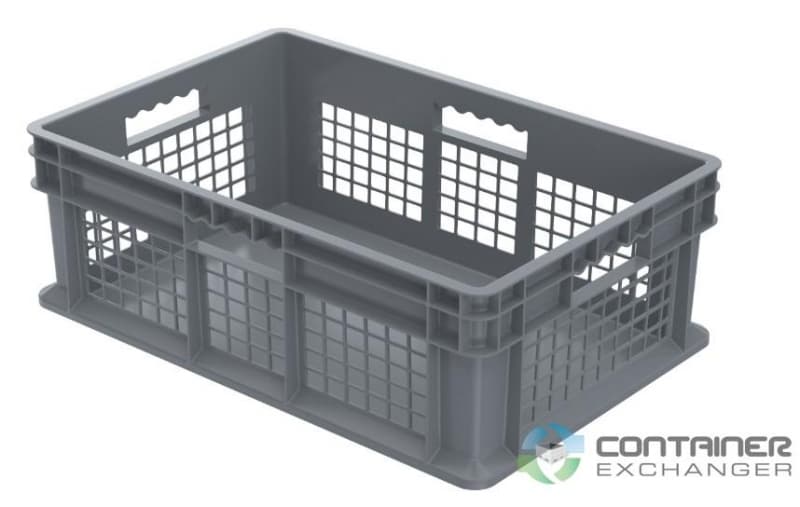 Stacking Totes For Sale: New 24x16x8 Stacking Totes- Mesh Sides & Solid Bottom In Ohio - image  1 Stacking Totes For Sale: New 24x16x8 Stacking Totes- Mesh Sides & Solid Bottom In Ohio - image  1