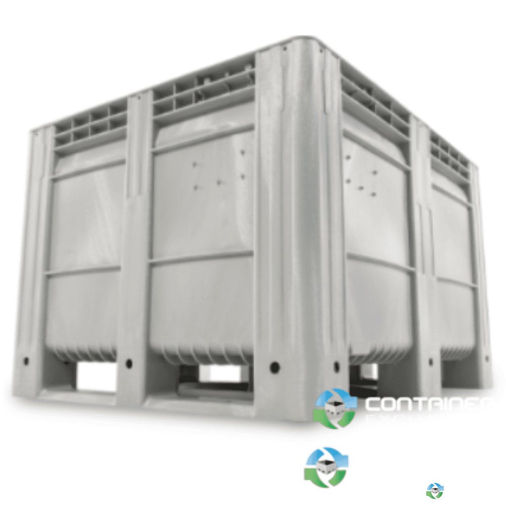 New 48x40x31 MacX Solid Plastic Bulk Boxes FDA Approved Materials ...