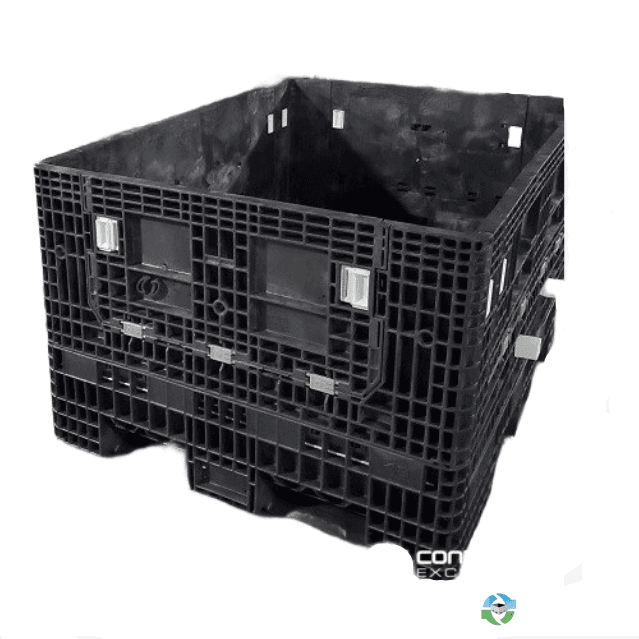 Used 64.5x48x34 2-Hatch Collapsible Bulk Containers Indiana | Container ...