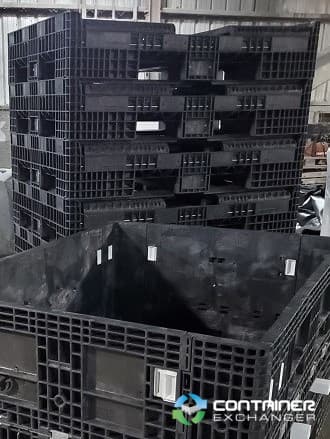 Used 64.5x48x34 2-Hatch Collapsible Bulk Containers Indiana | Container ...