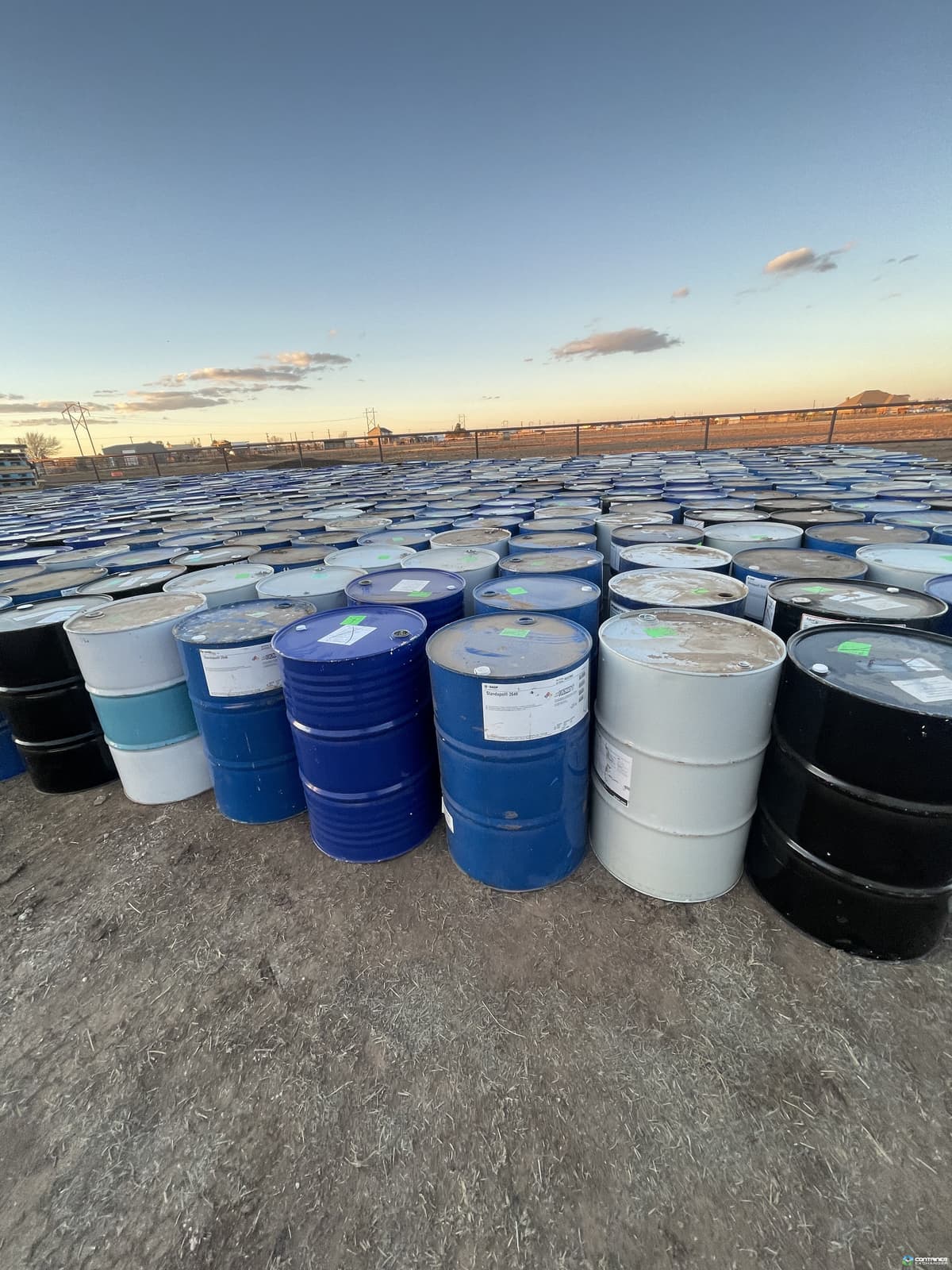Used 55 Gallon Metal Drums Closed Head Non Food Grade Texas Container