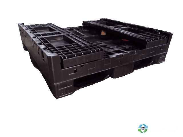 New Monoflo 48 x 44.5 x 25 Collapsible Bulk Boxes w. 2 drop doors ...