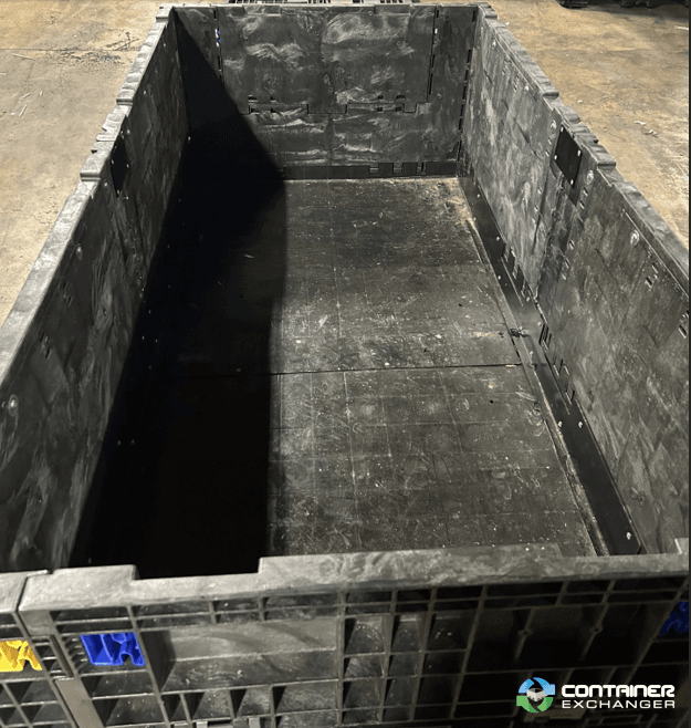 Used 90x48x34 Cut and Weld Collapsible Bulk Containers