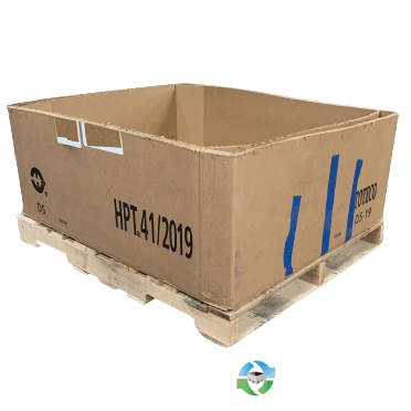 Used 48x40x17 Triple Wall Full Bottom Rectangular Gaylord Box Shipping Box Pallet box Illinois